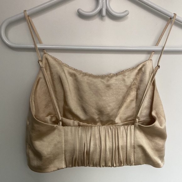 Zara satin crop top - size small - Picture 3 of 4